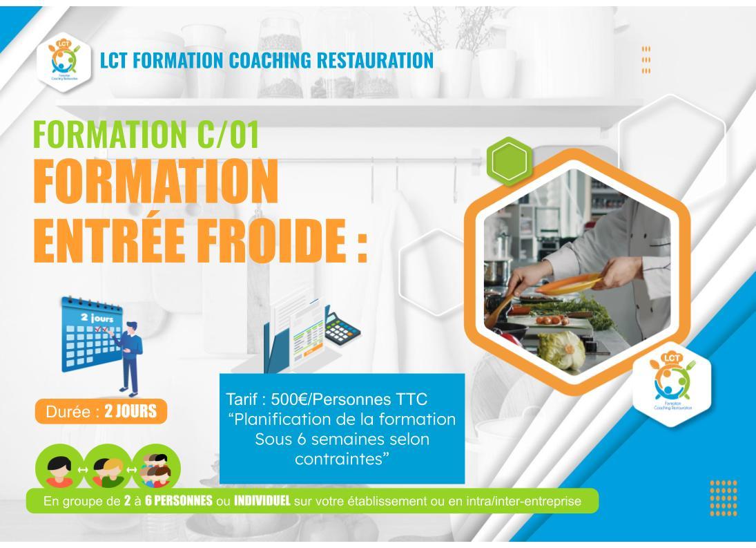 C 01 formation entree froide 1 1